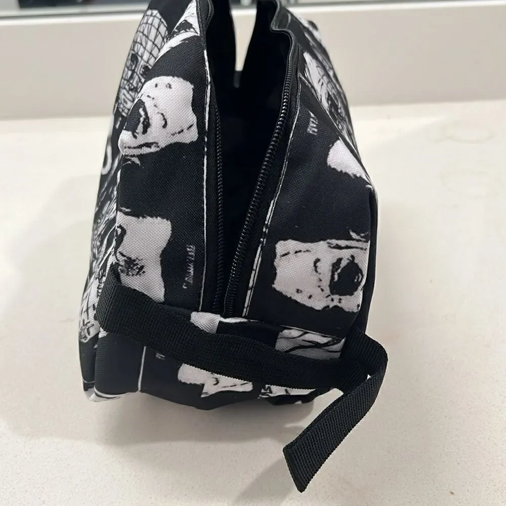 Unisex Cosmetic Bags Horror Icons Makeup Pouch Travel Toiletry Storage Bag